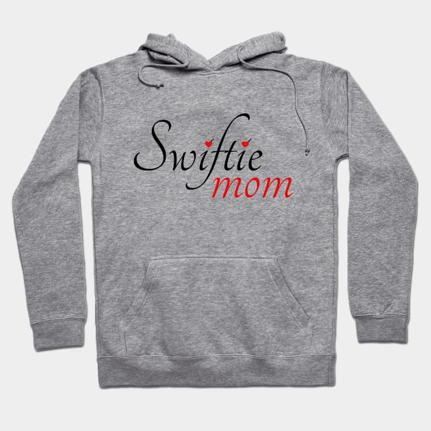 Swiftie Mom Typography Hoodie by Aldrvnd